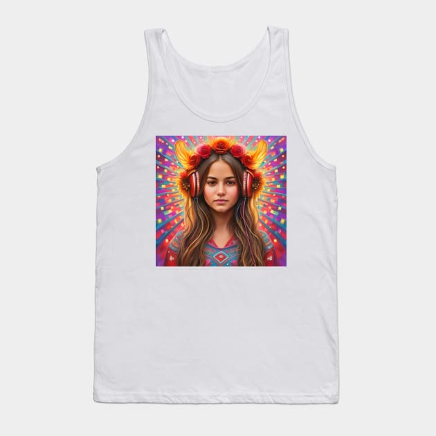 Ms Love and Peace 2 Tank Top by Naffi